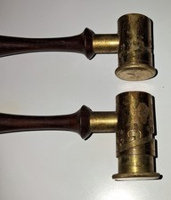 2 19th Century Powder Measures Ex Purdon Estate Lisnabin Westmeath Ireland