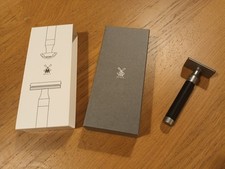 Muhle Rocca R96 Stainless Steel And Black Safety Razor Great Condition Boxed