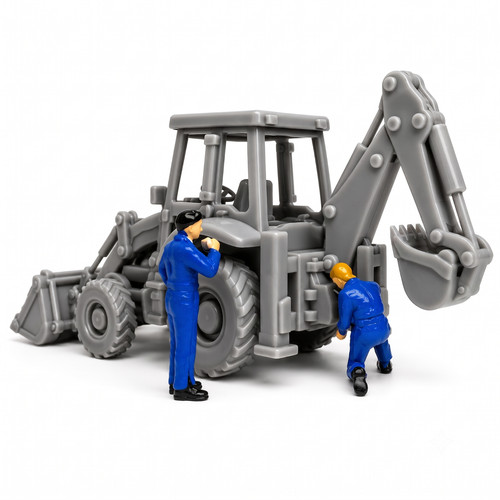 Jcb backhoe loader 3cx scale - 3cx,