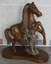 Vintage Hand Carved Solid Wood