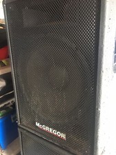 McGregor G5 Amplifier& 2 huge 25 Inch speakers & 2 Small Speakers Stands& Leads.