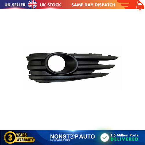 Front bumper fog light grill - front,
