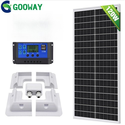 120w 12v solar panel kit - kit, 60a