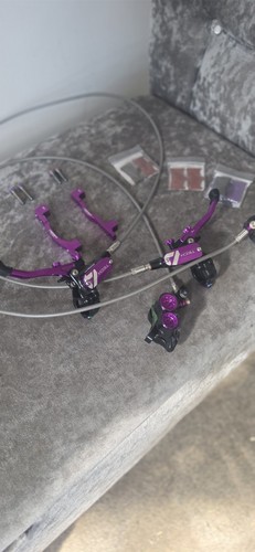 Hope tech brakes set - hope, purple