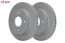 X2 PCS REAR BRAKE DISC ROTORS