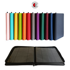 Trading Card Binder 912 Card Capacity 12 Pocket Zip Album Folder PokéProtection