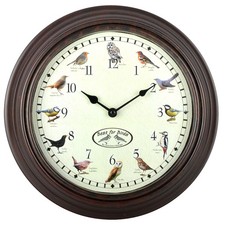 Bird Song Wall Clock 30cm - 12