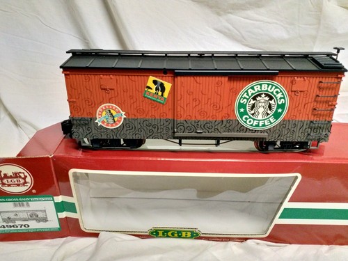 Lgb scale starbucks wagon - lgb,