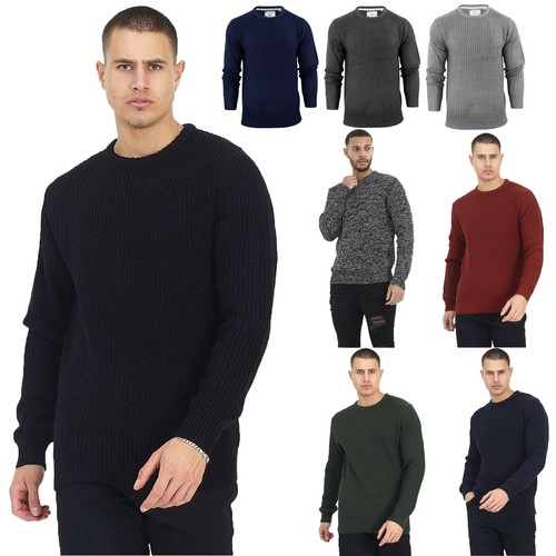 Brave soul crew neck jumpers - neck,