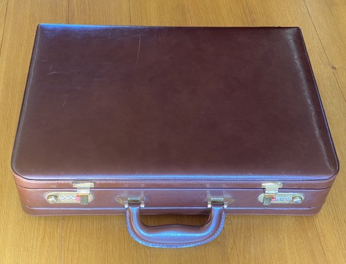 Vintage briefcase brown - vintage,