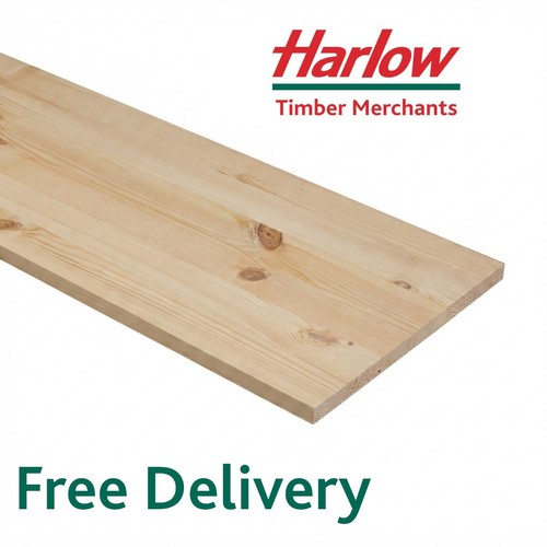 Pine board 18mm - 18mm, 1800x200mm