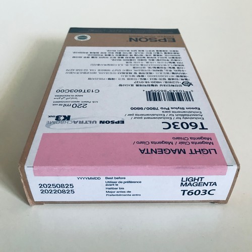 2025 genuine epson t603c00 - 8/2025,