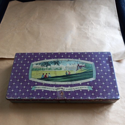 Vintage cadbury tin - tin, bournville