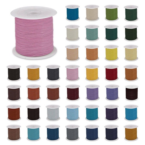 1mm waxed polyester cord - waxed,