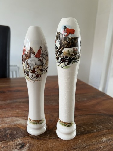 Vintage ceramic beer pump - beer,