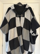 M&S Mohair Blend Hooded Poncho