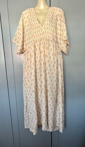 Zara salmon coloured printed - coloured,