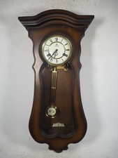 Vintage German Schmeckenbecher Mechanical Pendulum Chiming Wall Clock