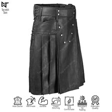 Pure Soft Cow Leather Kilt
