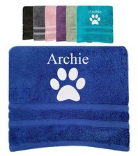 Personalised Pet Dog Towel