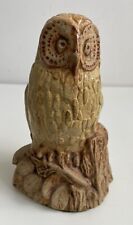 Bernard Rooke, Studio Pottery, Owl on Branch,  Very Good Condition, 16cm