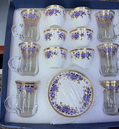 Piece arabic turkish tea - 12-piece, arabic/turkish
