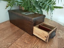 Vintage Wooden Mahogany Cash