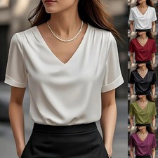 UK Ladies Satin Silk Short