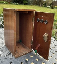 A Old Wooden Box With Dovetail