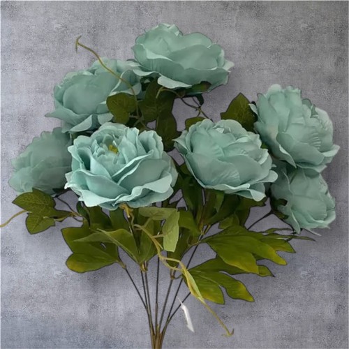 Artificial open peony - open, bunch