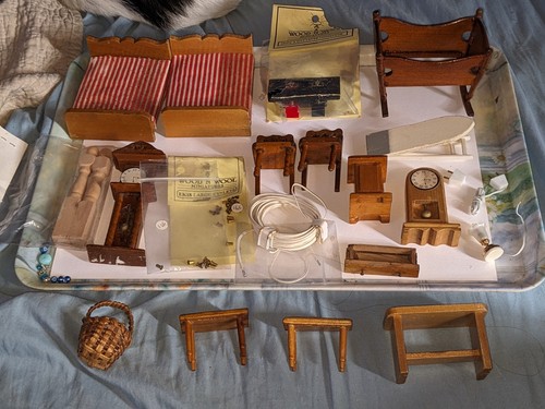 Vintage retro dollhouse - vintage,
