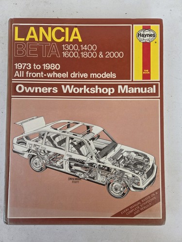 Lancia beta haynes manual 1973 - lancia,