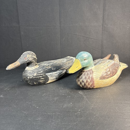 Decoy wooden duck - -, large