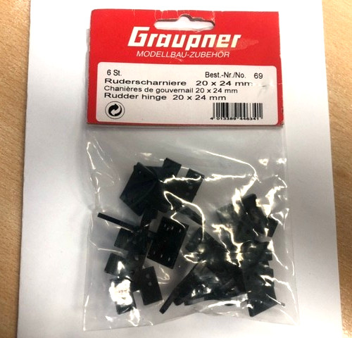 Model boat rudder hinge - rudder,