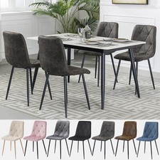 Dining chairs set faux - dining,