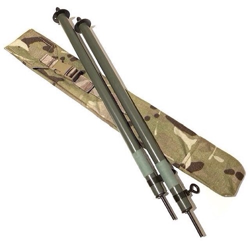 Molle back basha pole sleeve - pole,