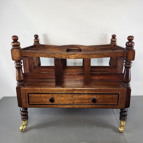 Antique mahogany canterbury - antique,