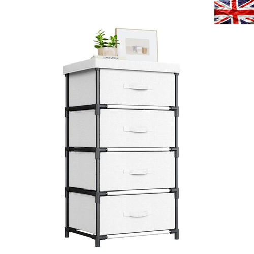 Stylish white fabric chest - stylish,