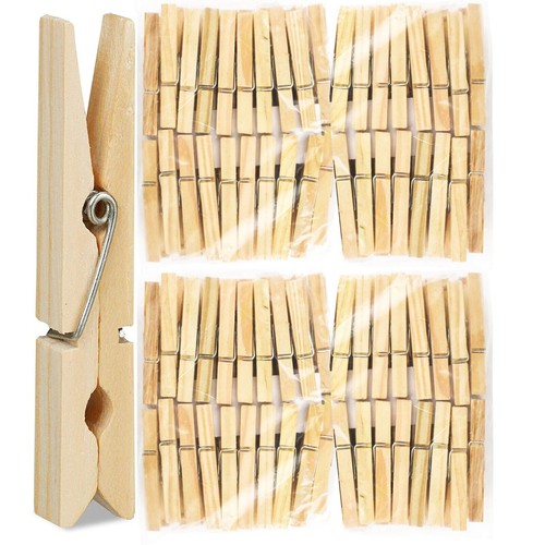 Wooden clothes pegs clips - 1-72,