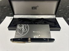 Mont Blanc Meisterstuck Black Ballpoint Pen Boxed Excellent Condition with Box
