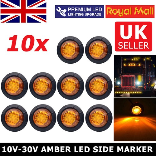 10x 12v orange marker side - 12v, led