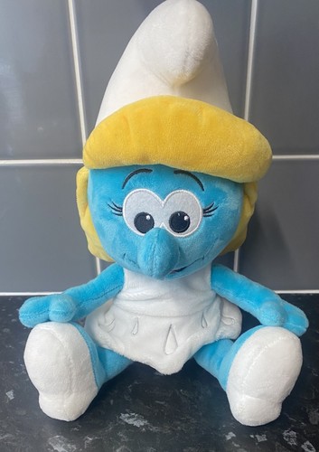 Smurfs smurfette sitting - sitting, soft