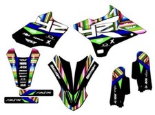 2019-2021 YZ 85 SERAPE Black Senge Graphics Kit Compatible with Yamaha