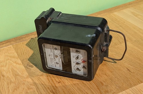 Vintage ferranti electricity - ferranti,
