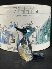 Swarovski Ziggy Woodpecker 2010 LE Crystal Figurine Indicolite AB Jet