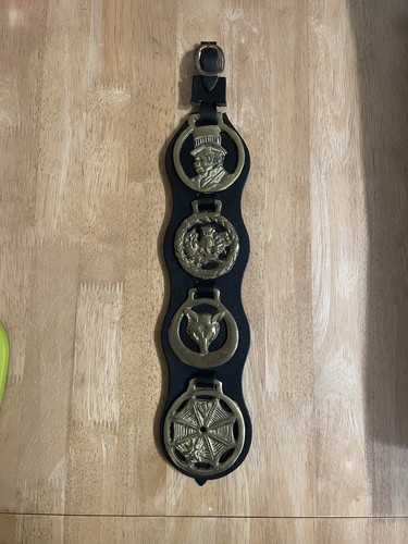 Vintage pony horse brasses - pony,