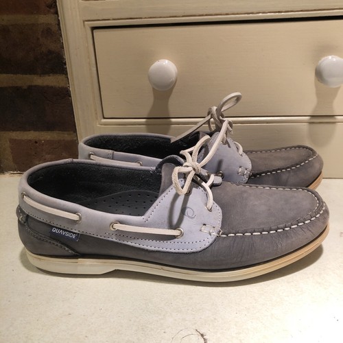 Quayside boat deck shoes grey - quayside,