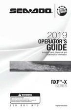 Sea-Doo Owners Manual Book