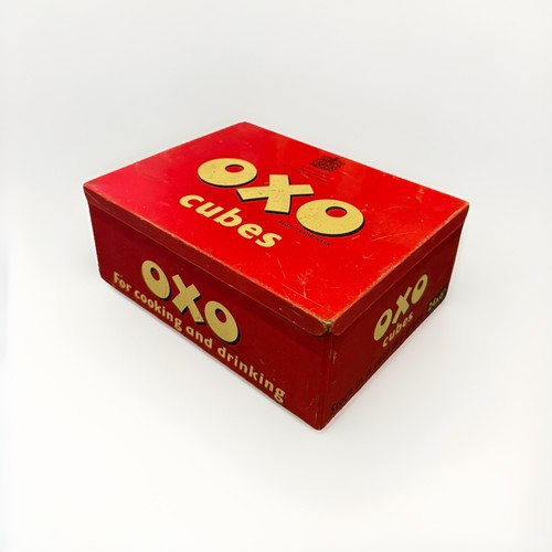 Oxo cubes metal tin - cubes,