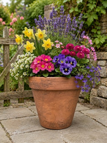 Large terracotta pot 5cm - x-large,